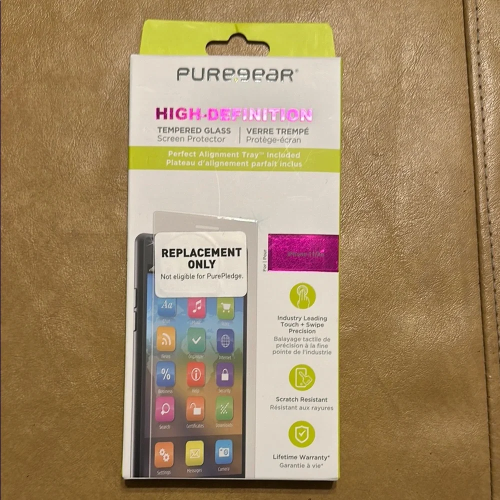 White Tempered Glass Screen Protector